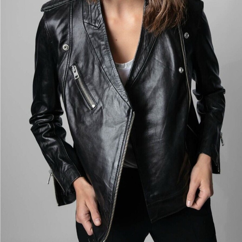 Zadig & Voltaire Black Leather Jacket